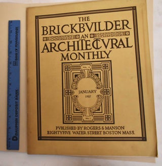 Item #186271 The Brickbuilder: An Architectural Monthly (7 Issues 1907