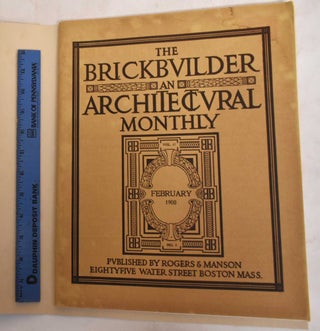 Item #186273 The Brickbuilder: An Architectural Monthly (9 Issues 1908