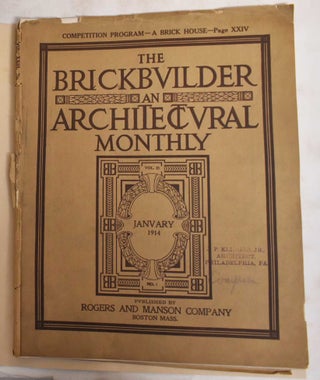 Item #186280 The Brickbuilder: An Architectural Monthly (12 Issues 1914