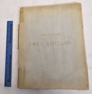 Item #186389 Collection Emile Gaillard: Catalogue Des Tableaux Modernes Par Th. Couture, Diaz,...