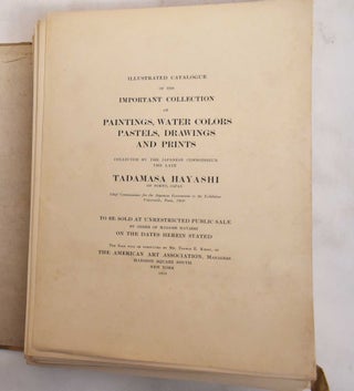 Item #186405 Illustrated Catalogue Of The Important Collection Of Paintings, Water Colors,...