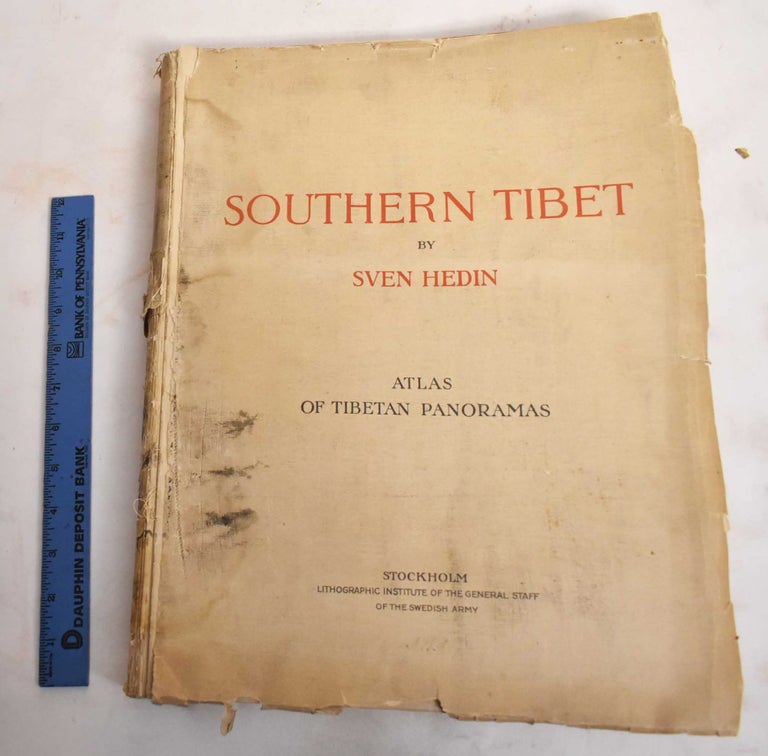 Item #186458 Southern Tibet: Discoveries in Former Times Compared With My Own Researches in 1906-1908, Volumes 1-9, Maps I, Maps II and Atlas on Tibetan Panoramas. Sven Anders Hedin.