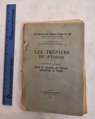 Les Trepieds du Ptoion (2 Volumes)