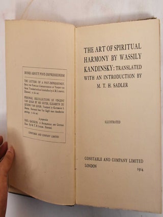 Item #186514 The Art of Spiritual Harmony. Wassily Kandinsky