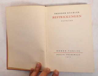 Bestrickungen: Novellen