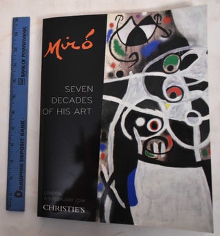 Item #186523 Christie's: Miró: seven decades of his art - sale code: 150601. Manson Christie, Woods