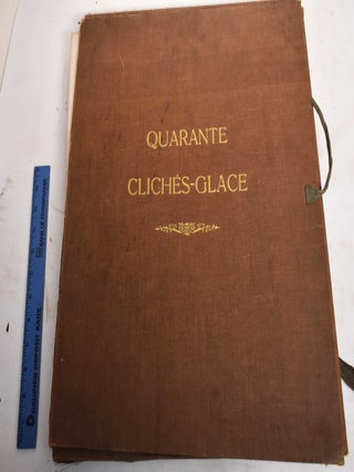 Item #186828 Quarante Cliches-Glace de J.B.C. Corot, C. Daubigny, E. Delacroix, J.F. Millet, Th....
