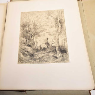 Quarante Cliches-Glace de J.B.C. Corot, C. Daubigny, E. Delacroix, J.F. Millet, Th. Rousseau Tires Sur les Plaques Provenant de la Collection de M. Cuvelier