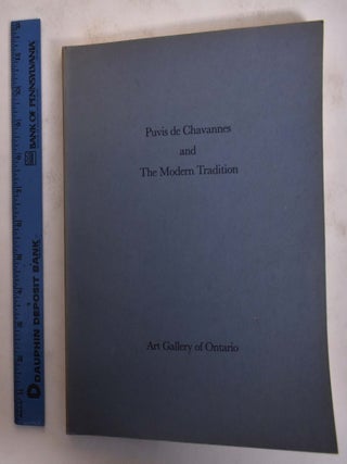 Item #18691 Puvis de Chavannes and The Modern Tradition. Richard J. Wattenmaker