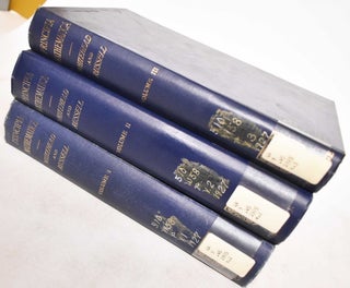 Item #187312 Principia Mathematica (Three Volumes). Alfred Whitehead North, Bertrand Russell