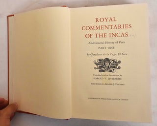 Royal commentaries of the Incas, and general history of Peru (2 Volumes)