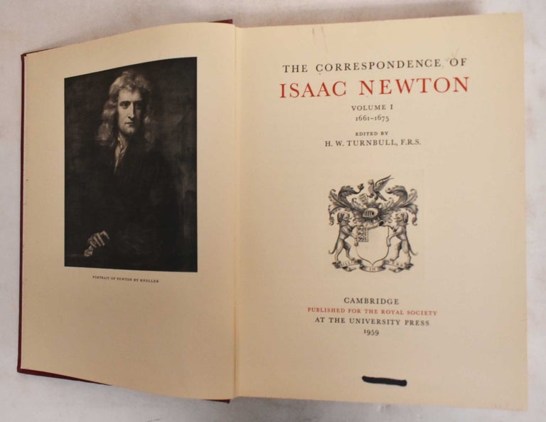 Item #187355 The Correspondence of Isaac Newton: Volume I, 1661-1675. H. W. Turnbull.