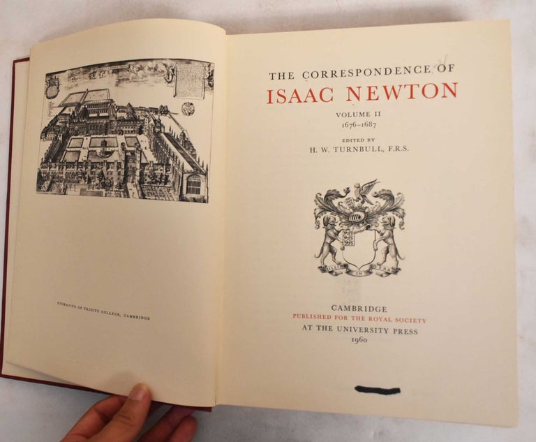 Item #187356 The Correspondence of Isaac Newton: Volume II, 1676-1687. H. W. Turnbull.
