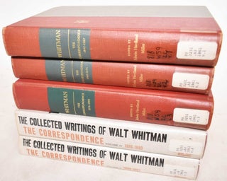 Item #187388 The Correspondence of Walt Whitman (Volumes I-V). Walt Whitman, Edwin Haviland Miller