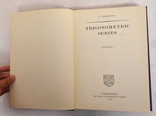 Trigonometric Series (Two Volumes)