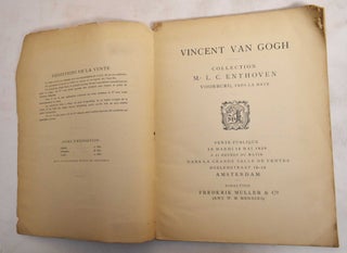 Item #187415 Vincent Van Gogh; Collection M.L. C. Enthoven, Voorburg, Pres la Haye, Vente...