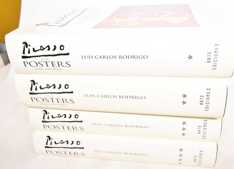 Item #187430 Picasso In His Posters: Image And Work (Four Volumes). Luis Rodrigo Carlos.