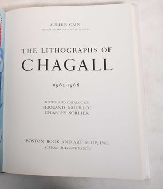 The Lithographs Of Chagall, 1962-1968