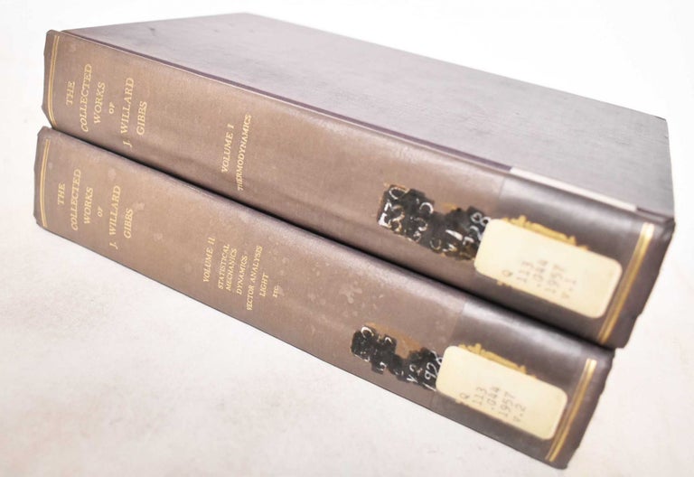 Item #187448 The Collected works of J. Willard Gibbs (2 volumes). JJ Willard Gibbs.