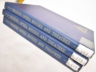 Item #187491 Modern Opera Houses and Theatres, 3 Volumes. Edwin O. Sachs, Ernest A. E. Woodrow