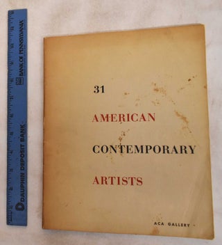 Item #187556 31 American contemporary artists. ACA Art Gallery
