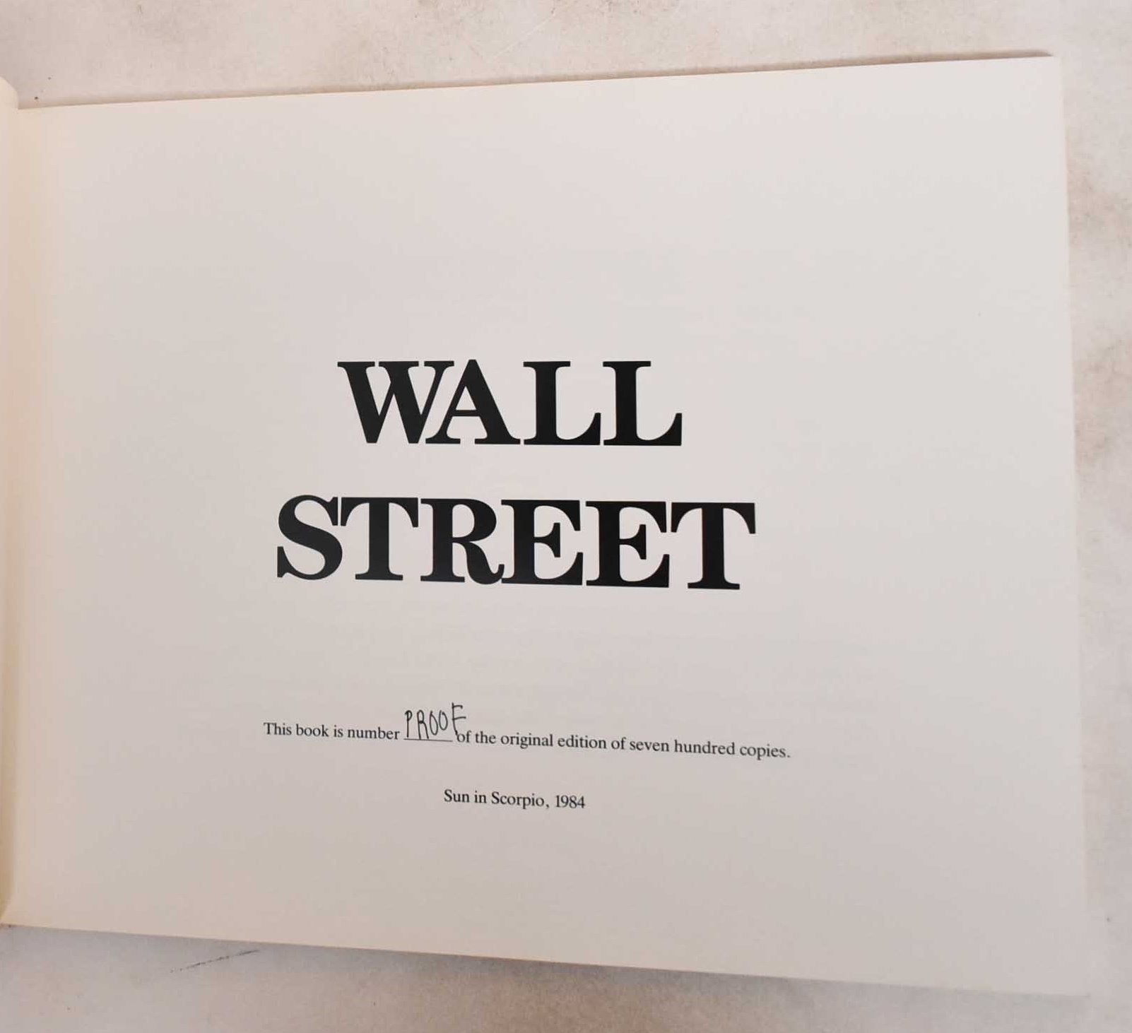 Wall Street | Charles Gatewood, A D. Coleman