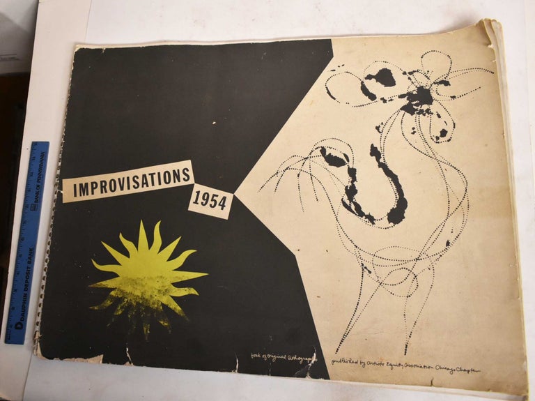 Item #187640 Improvisations 1954: Book of Original Lithographs. Artists Equity Association.