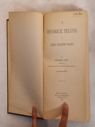 A Historical Treatise On Early Builders' Marks