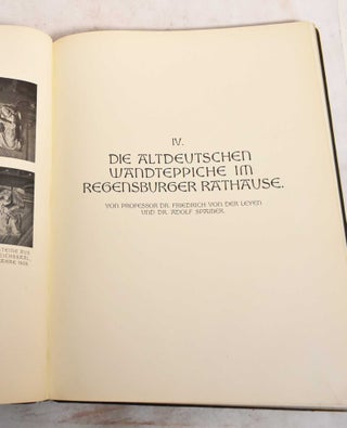 Das Rathaus zu Regensburg: Ein Markstein Deuscher Geschichte und Deutscher Kunst