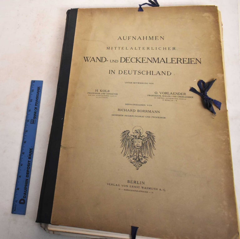 Item #187999 Aufnahmen Mittelalterlicher Wand- Und Deckenmalereien in Deutschland (2 Volumes). H. Kolb, O. Vorlaender, Richard Borrman.