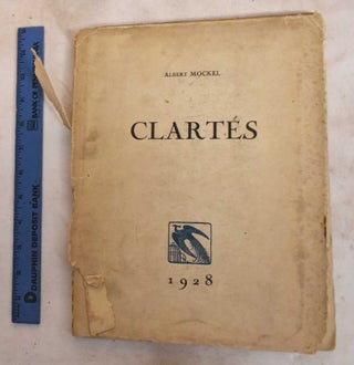 Item #188017 Clartes. Albert Mockel