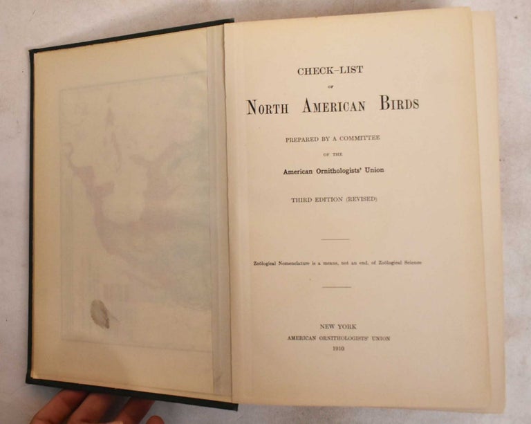 Item #188026 Check-list of North American birds. American Ornithologists' Union.