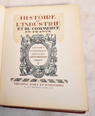Histoire de l'Industrie et du Commerce en France (Volume I-II and Volume III-IV)