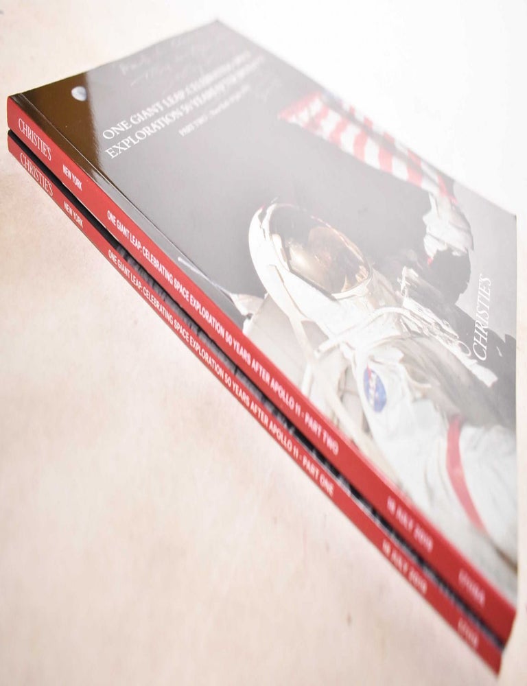 Item #188165 One Giant Leap: Celebrating Space Exploration 50 Years After Apollo 11 (2 Volumes). Christie's.