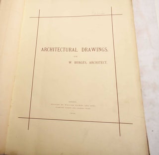 Item #188226 Architectural Drawings. Burges W