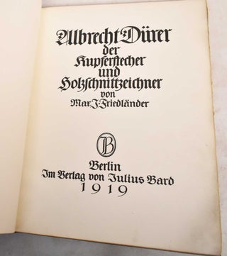 Albrecht Durer, der Kupferstecher und Holzschnittzeichner