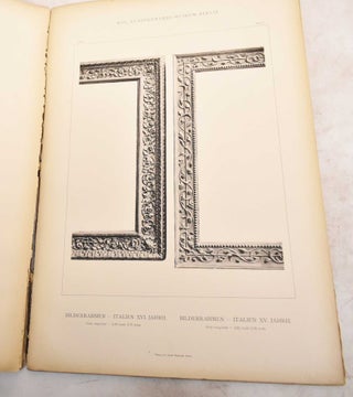 Rahmen: Heft 1, Lieferung, Italienische Renaissance. Heft 2, Lieferung, Italien und Deutschland XVI Jahrhundert