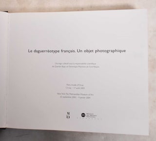 Le Daguerreotype Francais: Un Objet Photographique