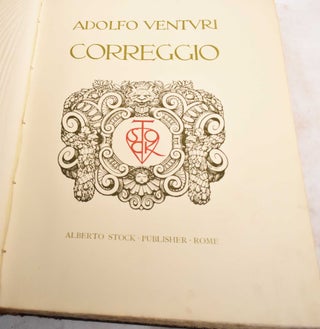 Item #188709 Correggio. Adolfo Venturi