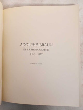 Adolphe Braun and photography