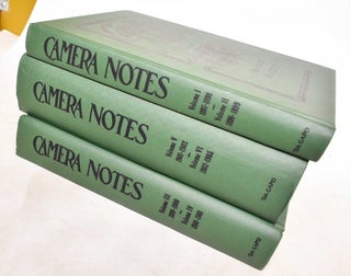 Item #188753 Camera Notes : The Official Organ of the Camera Club of New York (3 volumes). Camera...