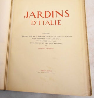 Jardins d'Italie, Volume I and Volume II