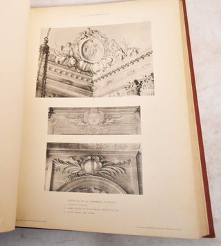 L'Architecture et la Decoration aux Palais de Versailles et des Trianons