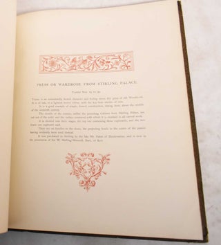 Scottish Woodwork of the Sixteenth & Seventeenth Centuries Measured and Drawn For the Stone by John William Small, Architect