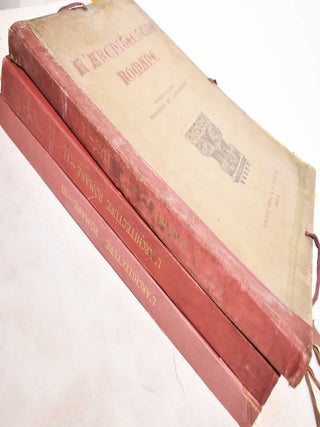 Item #189023 L'Architecture Romane; Premier Volume, Provence et Languedoc. Deuxieme Volume,...