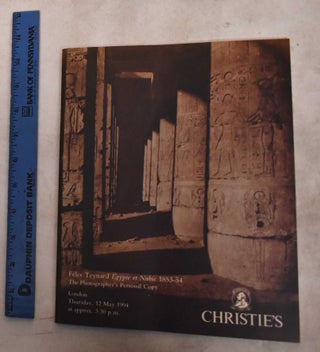 Item #189075 Félix Teynard Égypte et Nubie 1853-54. Manson Christie, Woods