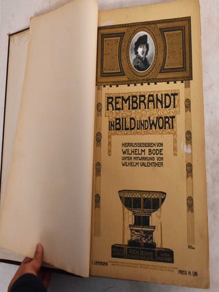 Item #189099 Rembrandt In Bild Und Wort. Wilhelm Valentiner