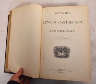 Item #189127 Dictionary of the Spanish language. Royal Spanish Academy