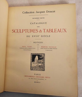 Item #189230 Jacques Doucet Collection. Marcel Nicolle, Marius Paulme, . Georges Lasquin, . Jules...