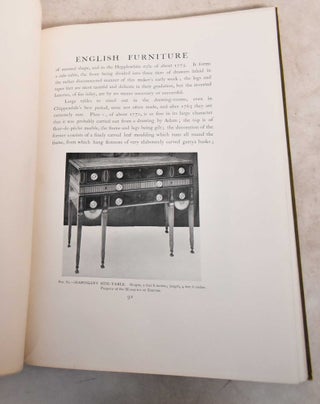 A History of English Furniture (3 volumes)